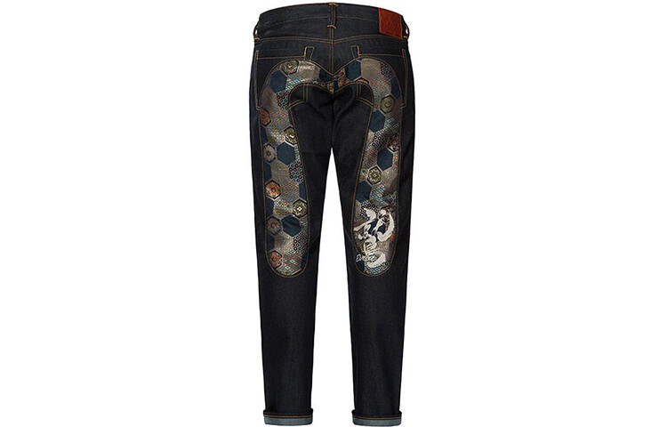 

Джинсы мужские деним синие Evisu, синий