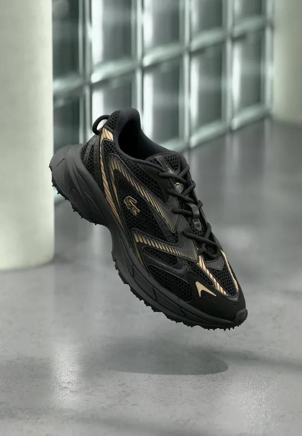 L003 нео-шот кроссовки Lacoste, Black/Gold-Coloured