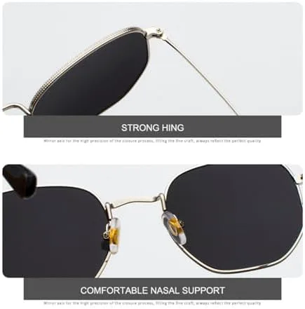 

Женские поляризованные солнцезащитные очки UV400, увеличенные поляризованные очки в тонкой оправе, многоугольные солнцезащитные очки для мужчин MTZJH, C4