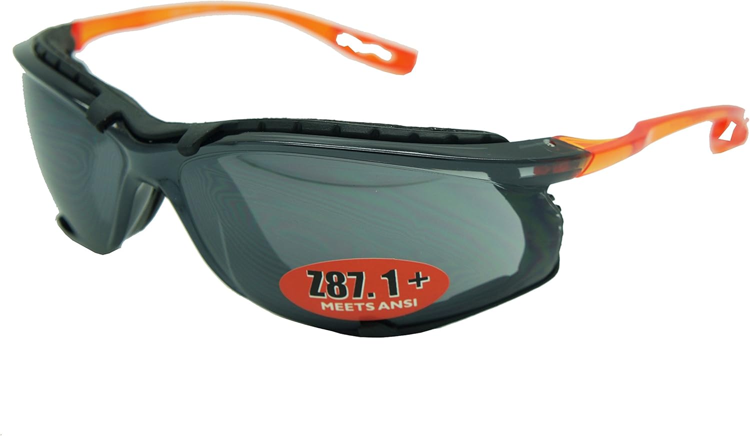 

Защитные медицинские очки Colorviper с защитой от брызг жидкости, соответствующие стандарту ANSI Z87.1 COLOR VIPER, Polycarbonate Smoke Light Mirror Lens - Black Orange