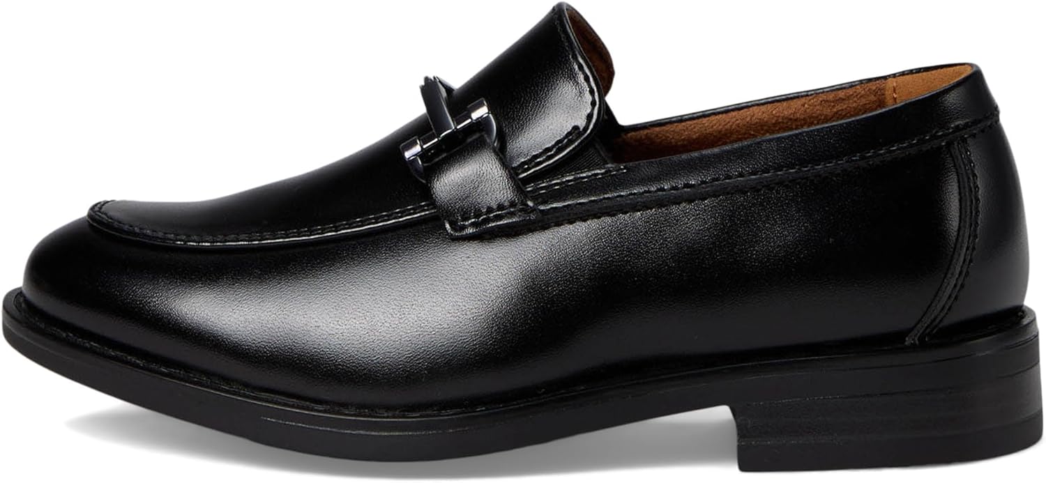 Мужские мокасины Florsheim Rucci Moc Toe Bit Jr. (для малышей/маленьких детей), черный — фото 4