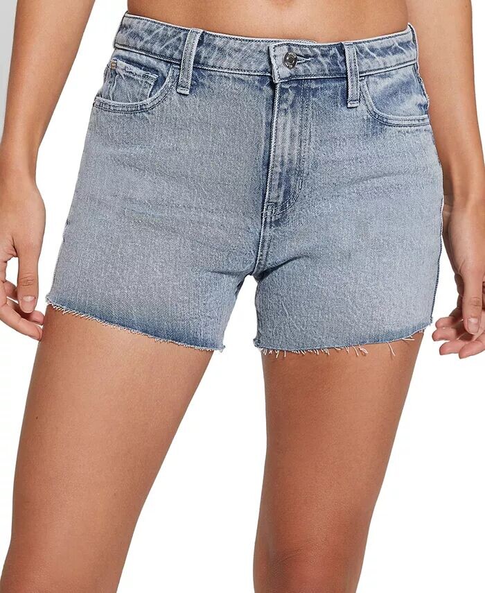 

Женские свободные джинсовые шорты GUESS, синий