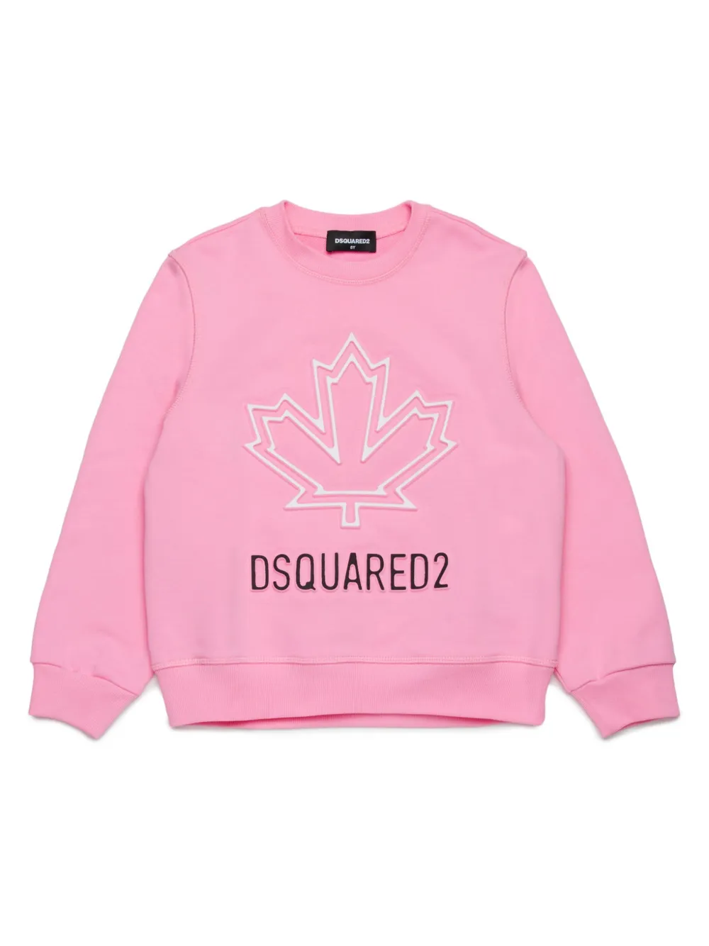 

Толстовка с тисненым логотипом DSQUARED2 KIDS, розовый