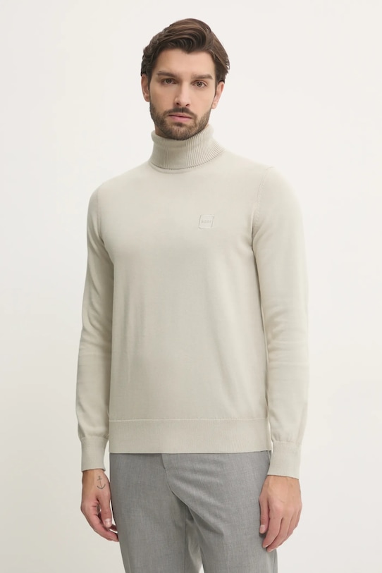 

Свитер с добавлением кашемира Boss Orange, бежевый