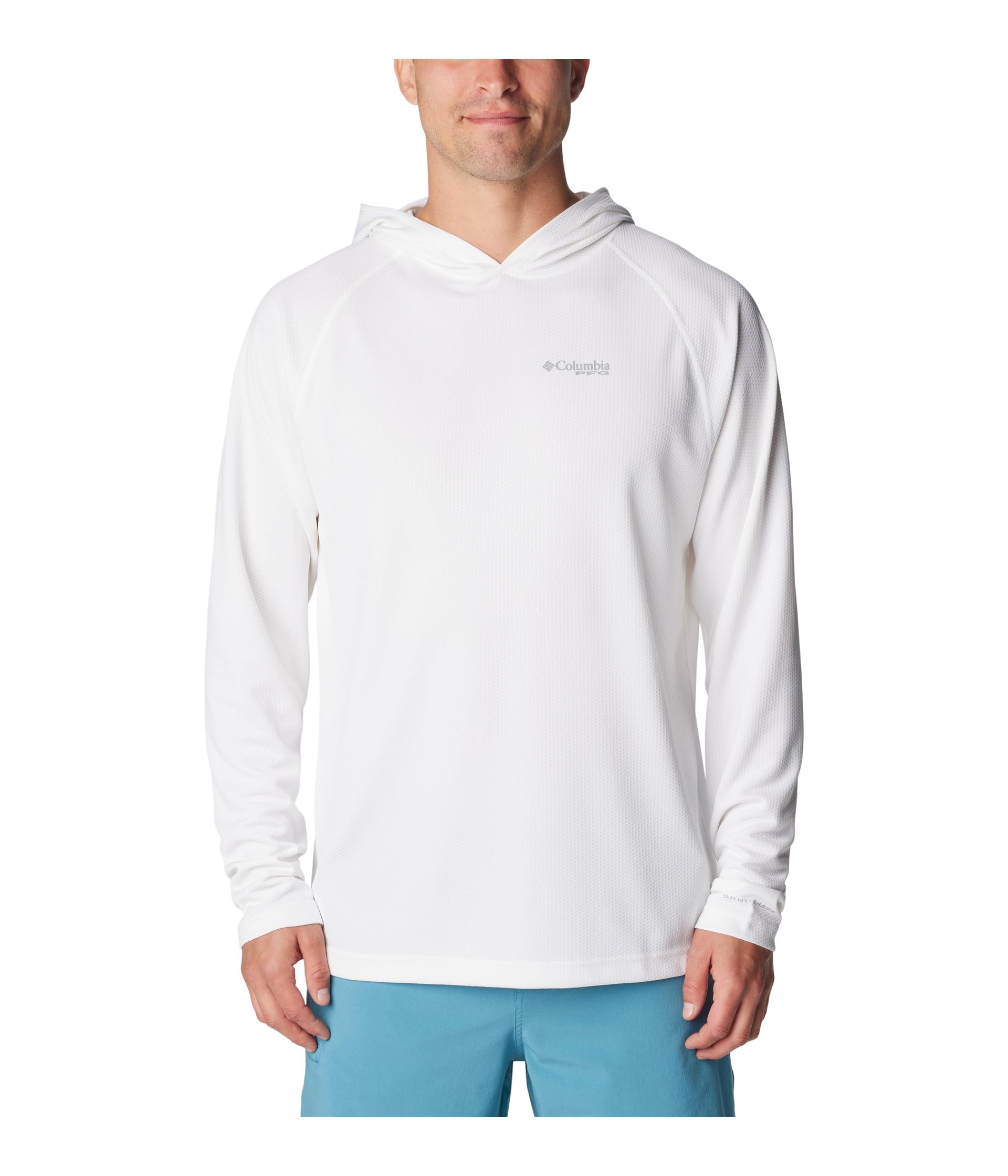 

Худи Columbia Pfg Solar Stream Hoodie, белый