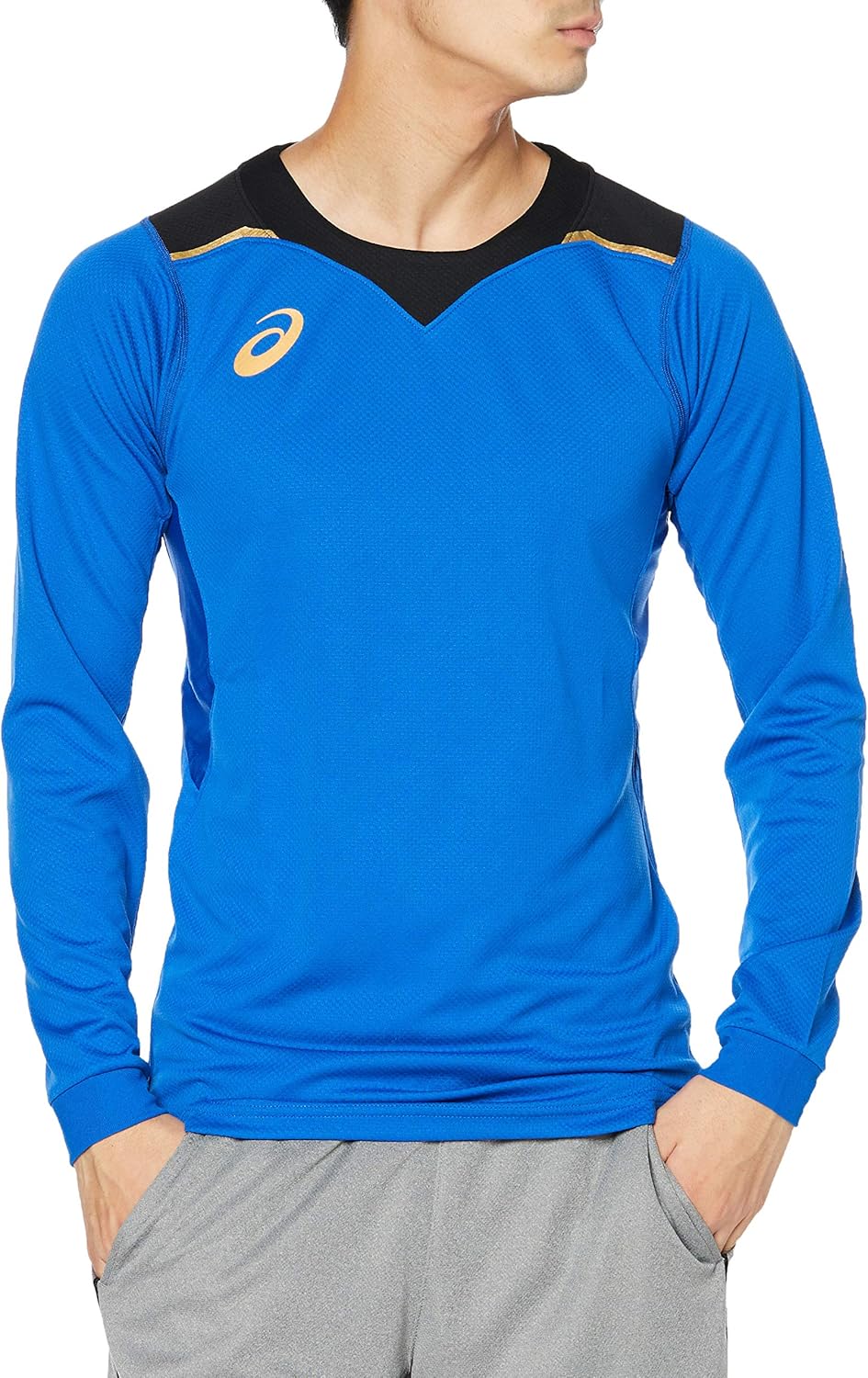 

Волейбольная толстовка Asics 2051A115 с длинным рукавом для мужчин, синий