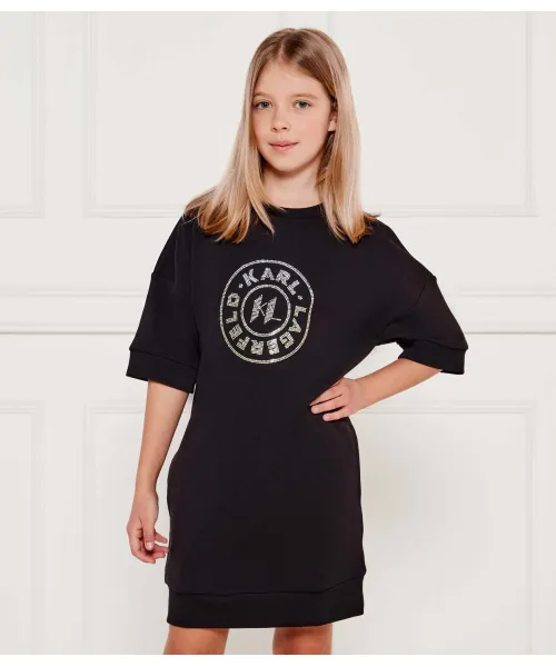 

Платье Karl Lagerfeld Kids, черный