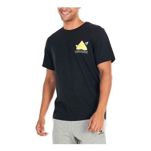 

Футболка fresh lemon tee 'black' Converse, черный