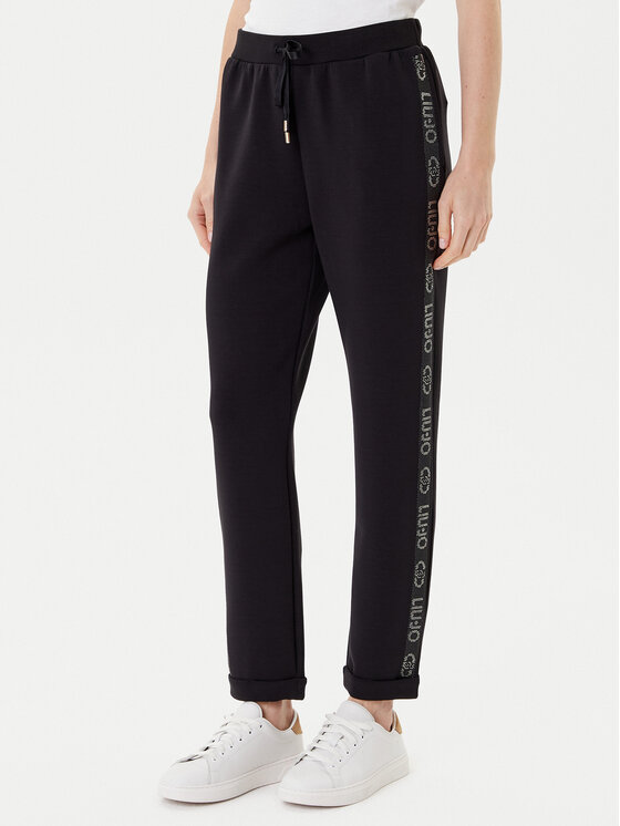 

Джоггеры regular fit TF5093 J4616 Liu Jo, чёрный