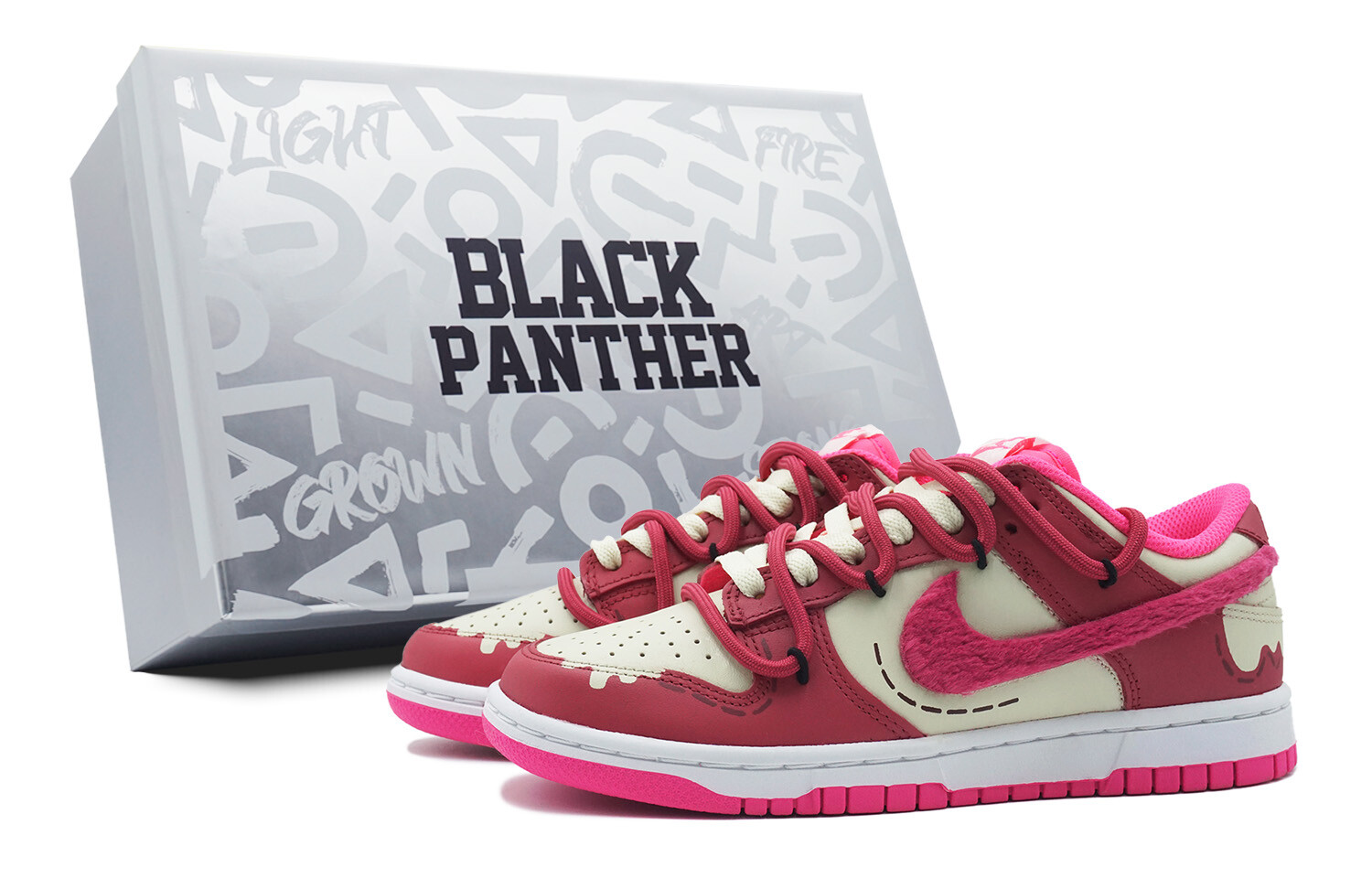 

Дубль Женские кроссовки для скейтбординга Nike Dunk, Pink