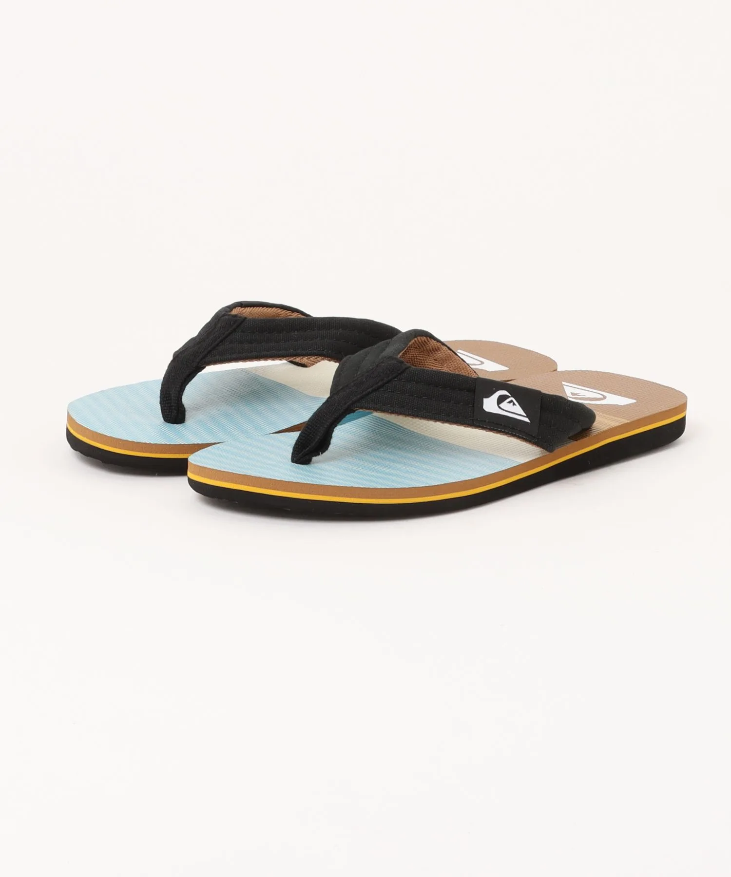 Мужские сандалии пляжные с плоской подошвой Molokai Layback 26 Quiksilver камеловые