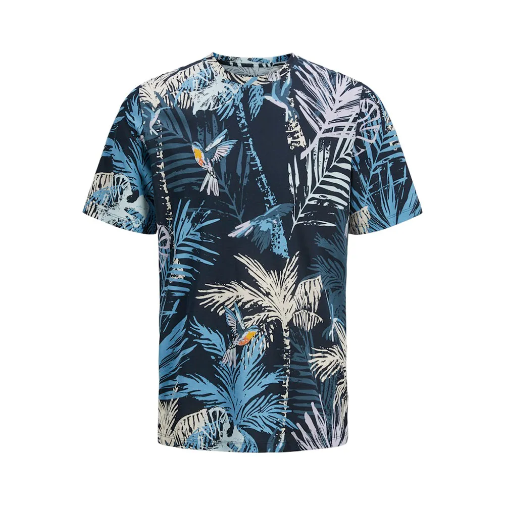 

Футболка с коротким рукавом Jack & Jones Hawaii Aop, синий