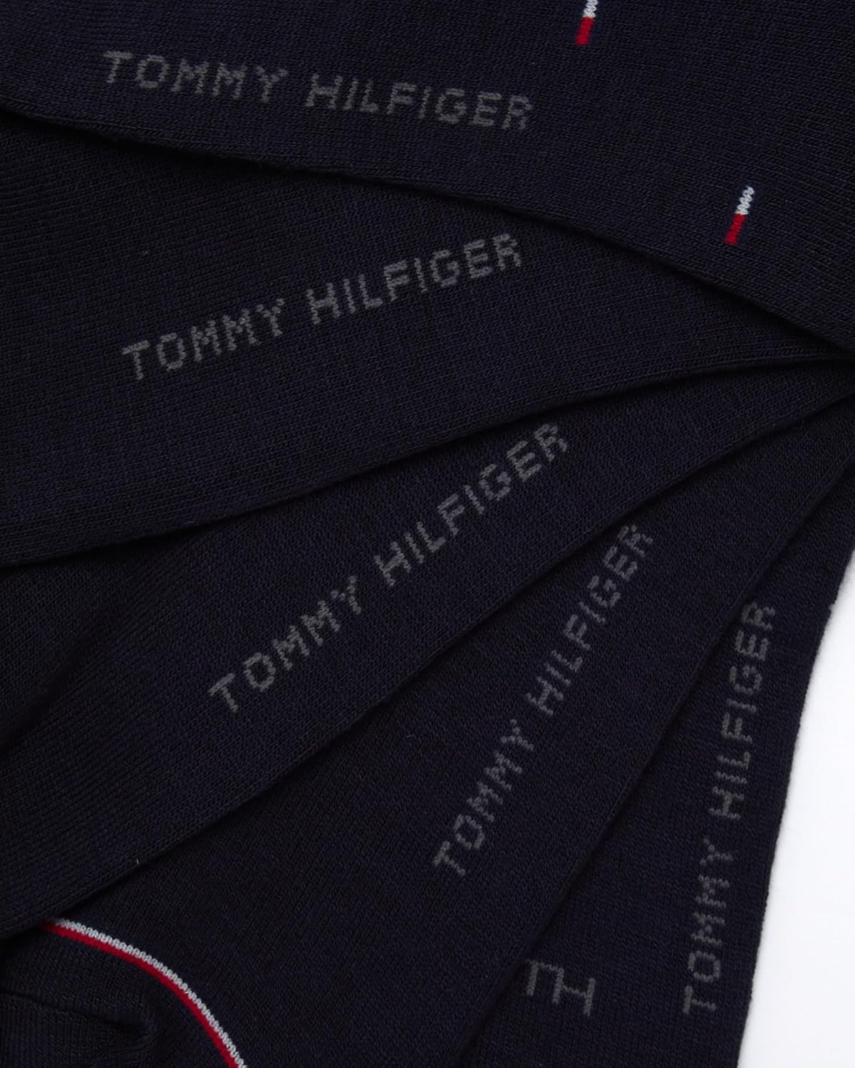 Мужские повседневные носки Tommy Hilfiger из мягкой хлопковой смеси - 10 пар, Classic Navy — фото 4