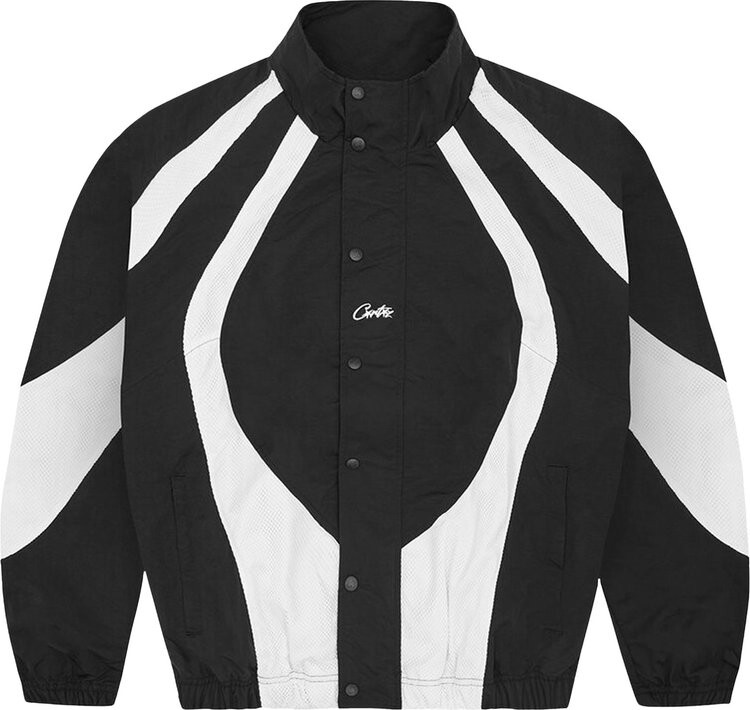 

Куртка Corteiz Vertigo Shuku 'Black/White', черный