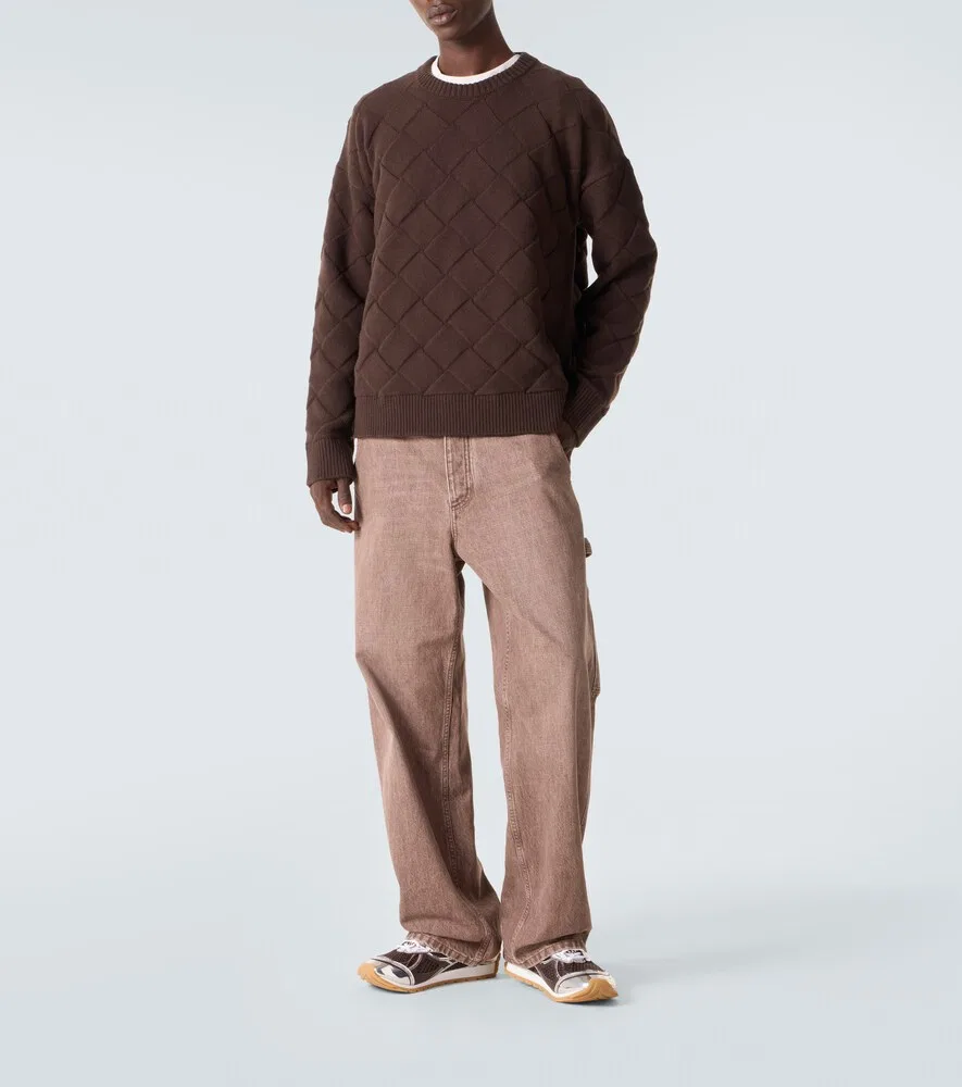 Кроссовки Orbit Bottega Veneta, коричневый — фото 2