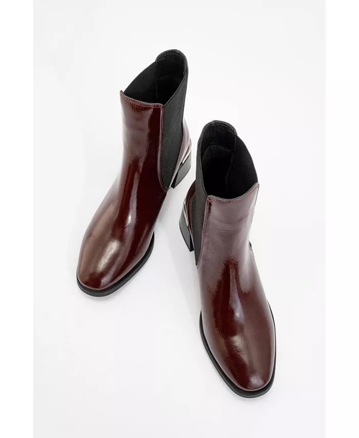 Ботинки челси Neiva Leather (женские) Forever & Always Shoes, красный — фото 2