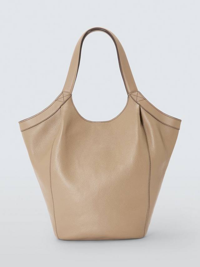 

Сумка-хобо Luxe Leather North South John Lewis, Mushroom