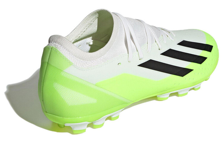 Adidas X Crazyfast.3 Футбольные бутсы унисекс, Белый/черный/солнечно-зеленый — фото 4