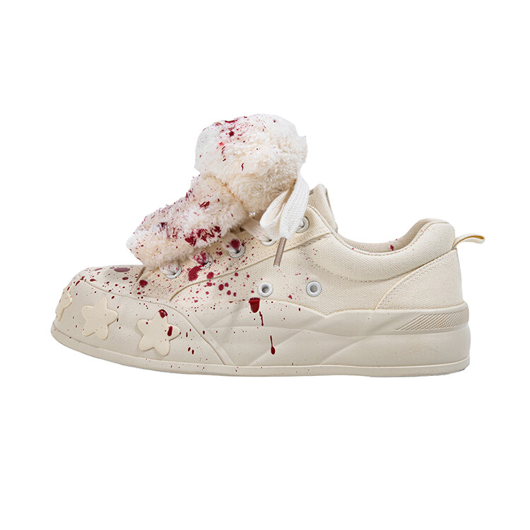 

Кроссовки Young Baby Series Canvas Shoes Women's Low-Top Red Oynn, бежевый