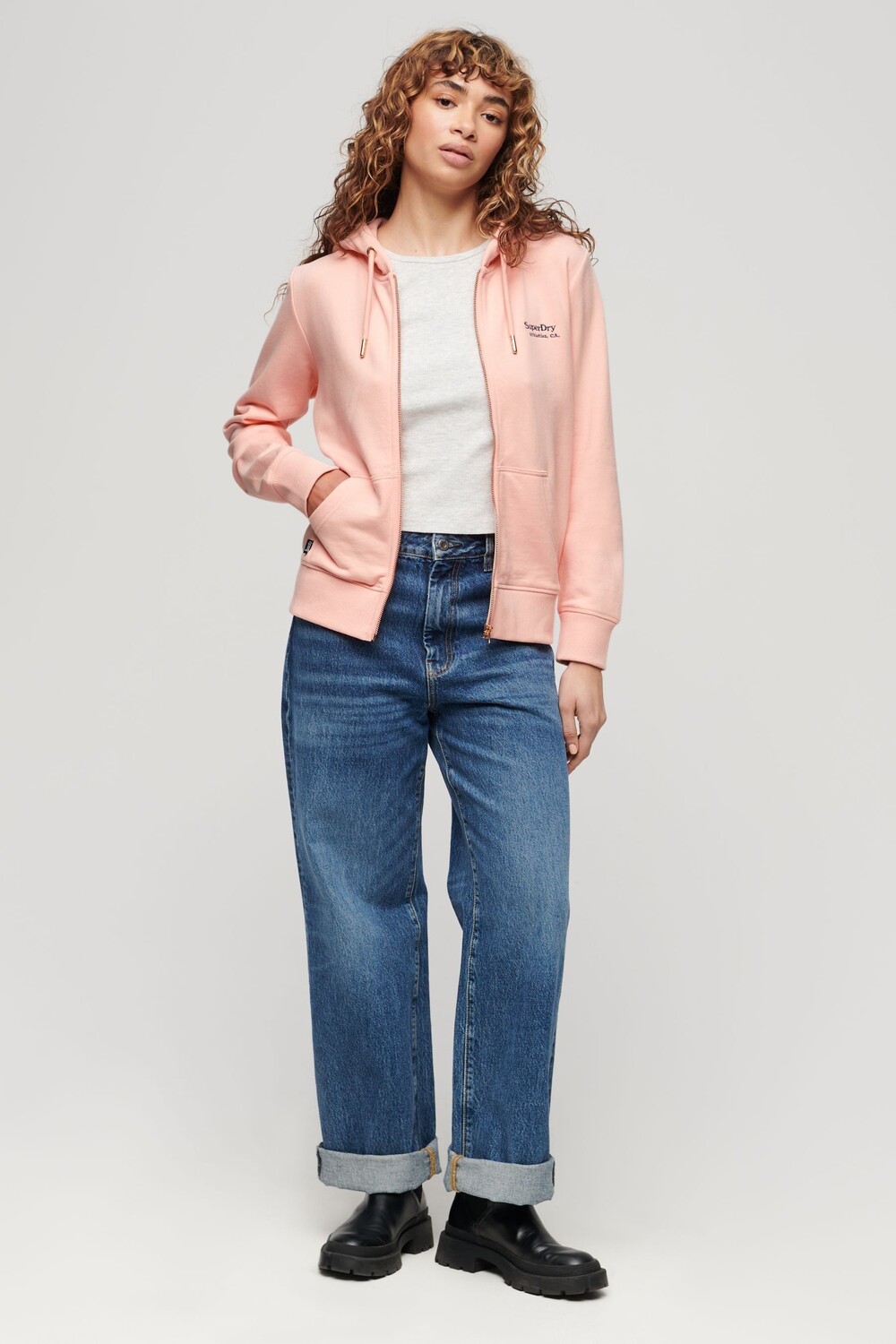 

Толстовка Essential с логотипом Superdry, розовый