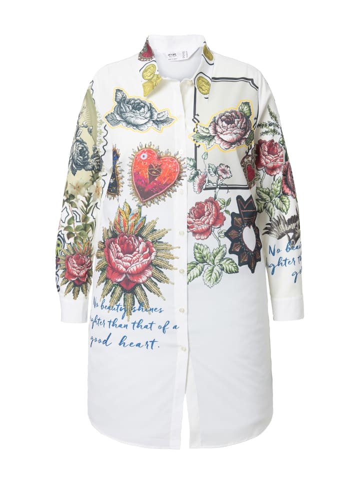 

Блузка-рубашка белоснежного цвета Angel of Style