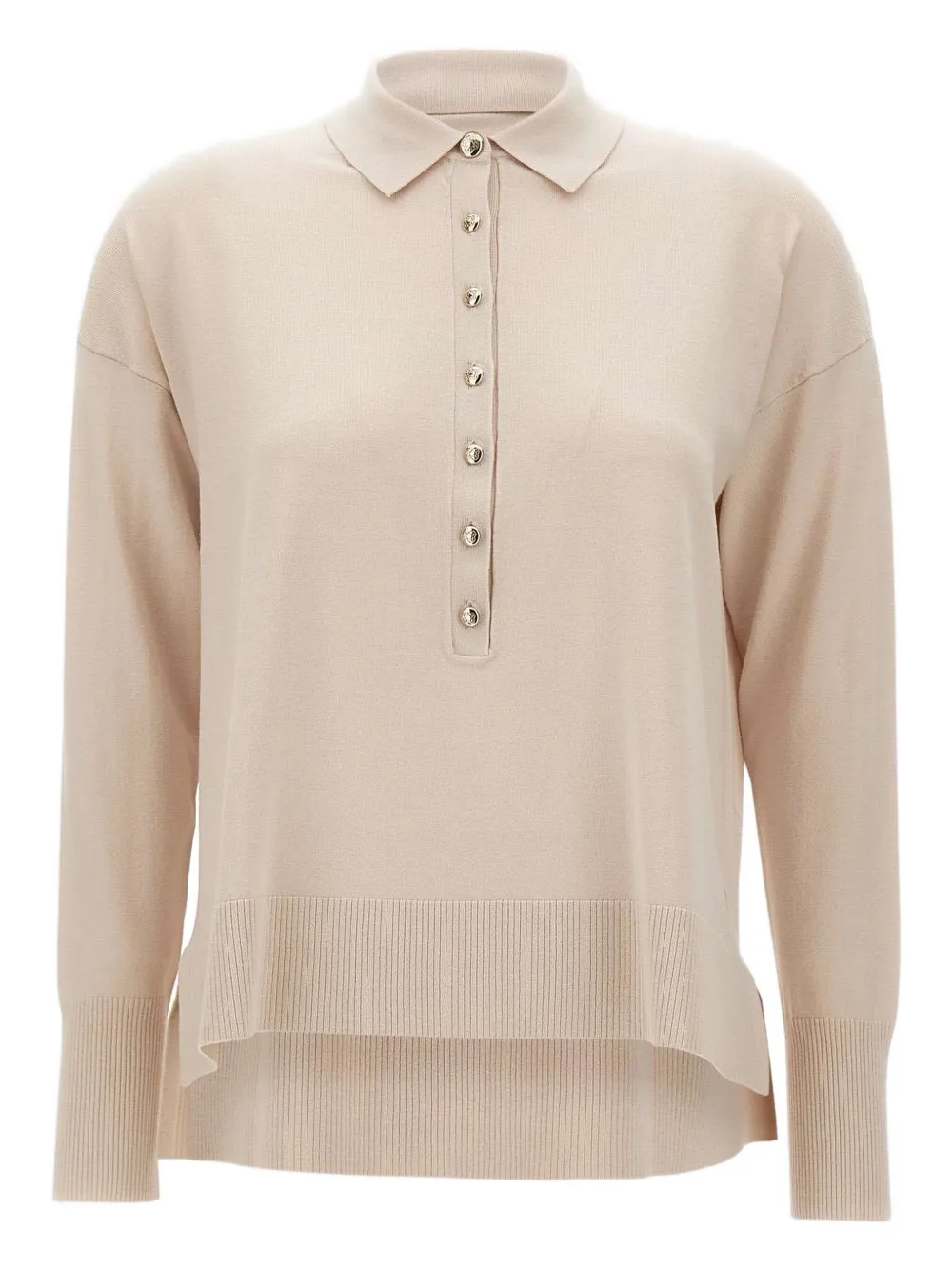 

Поло на пуговицах ELENA MIRO`, нейтральный