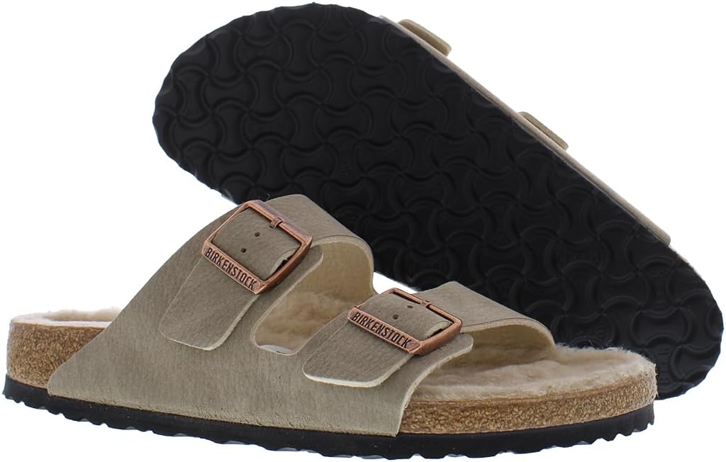 Сандалии Birkenstock Arizona с мягкой стелькой для взрослых унисекс, коричневый — фото 2