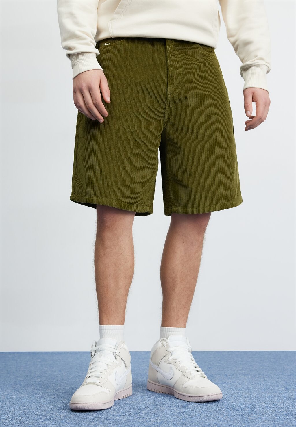 

Шорты BIGWIG BAGGY CORDUROY Obey Clothing, цвет moss green