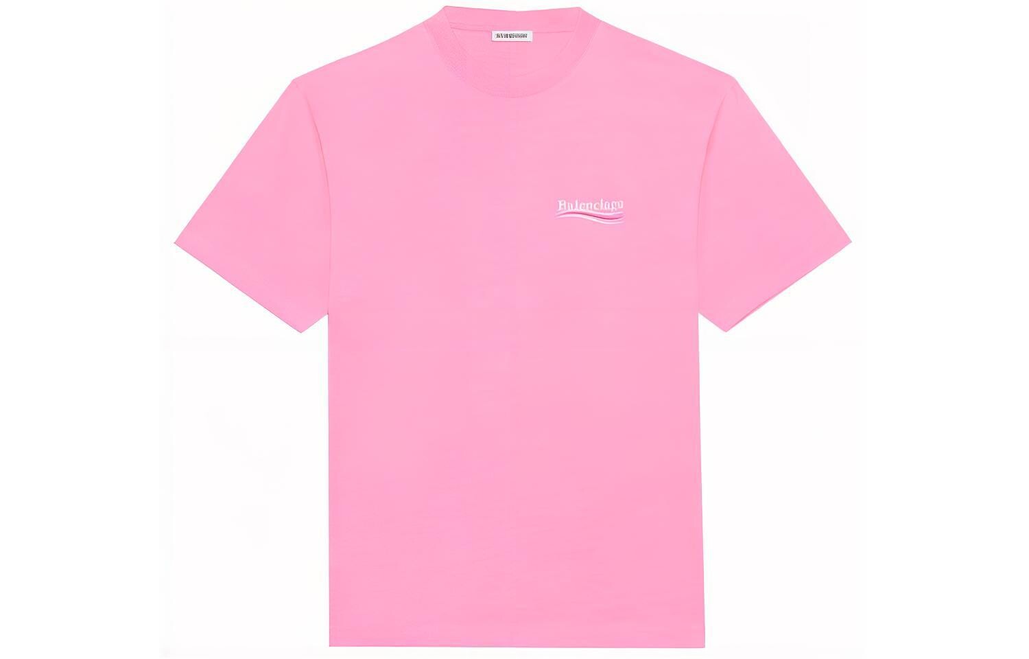 

Футболка женская Balenciaga с логотипом, розовый