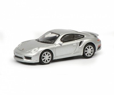 

Schuco Porsche 911 (991) Turbo S Серебристый 1:87 452633100