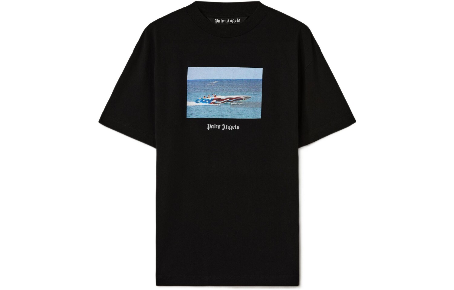 

Футболка Getty Speedboat Classic Palm Angels, черный