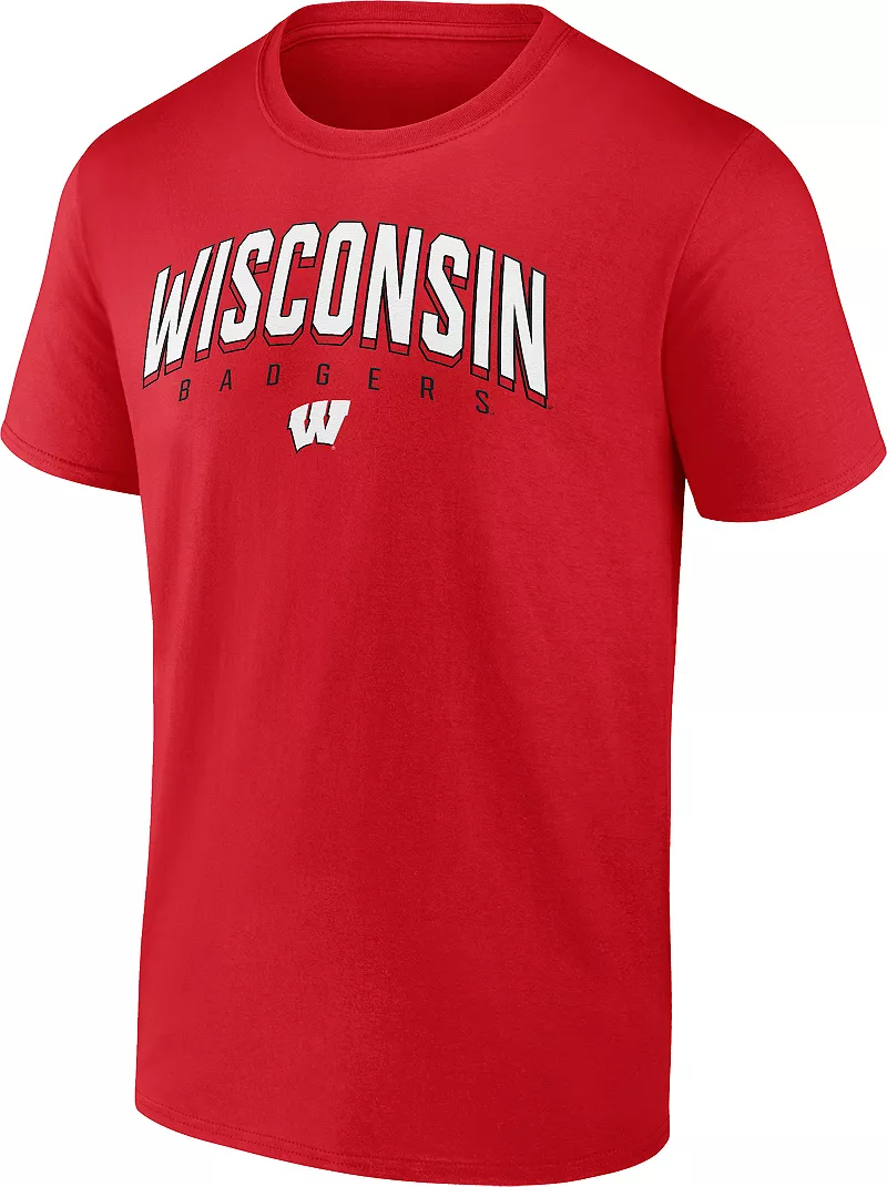 

Мужская красная футболка с логотипом Skyward NCAA Wisconsin Badgers Fanatics