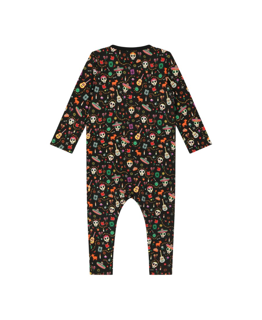 Комбинезон с карманами-кенгуру для малышей - Dia de los Muertos Mixed Up Clothing, Dia de los muertos — фото 2