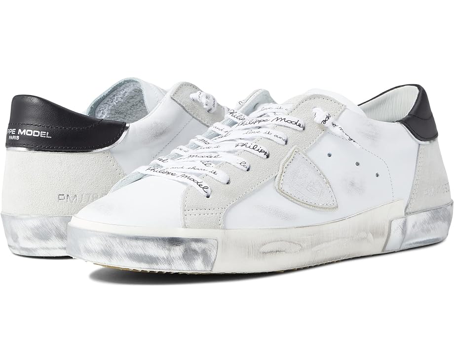 

Кроссовки Philippe Model PRSX Low Sneaker, цвет Foxy Lamine'/Blanc Argent