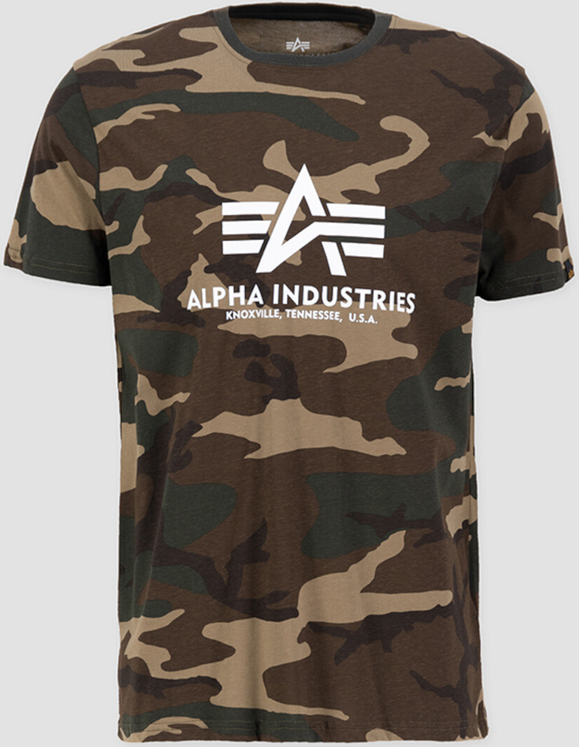 

Футболка Alpha Industries Basic Camo T-Shirt, камуфляж