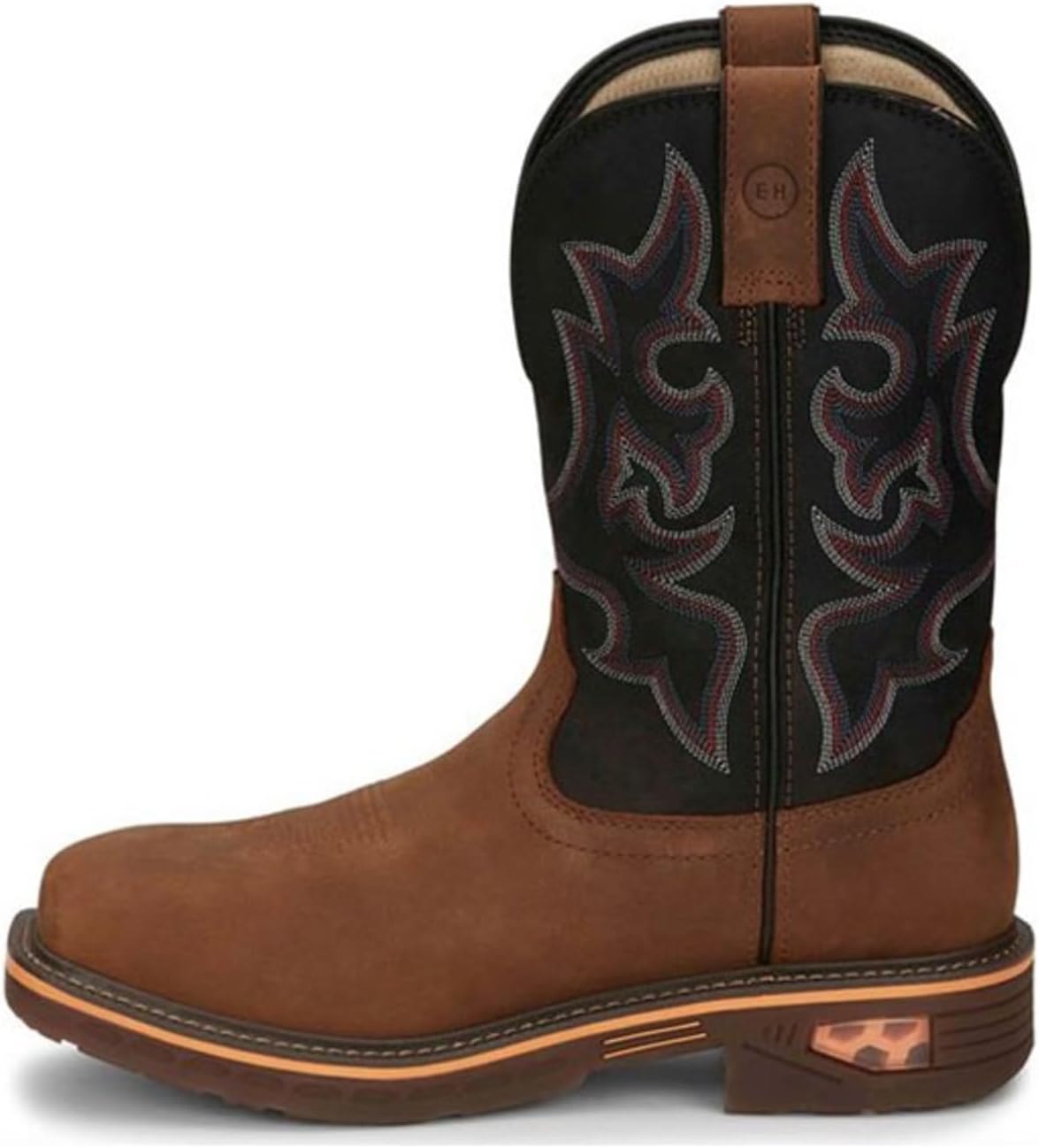 Мужские ботинки Justin Boots CR4007 Resistor 11 водонепроницаемые, черный — фото 4