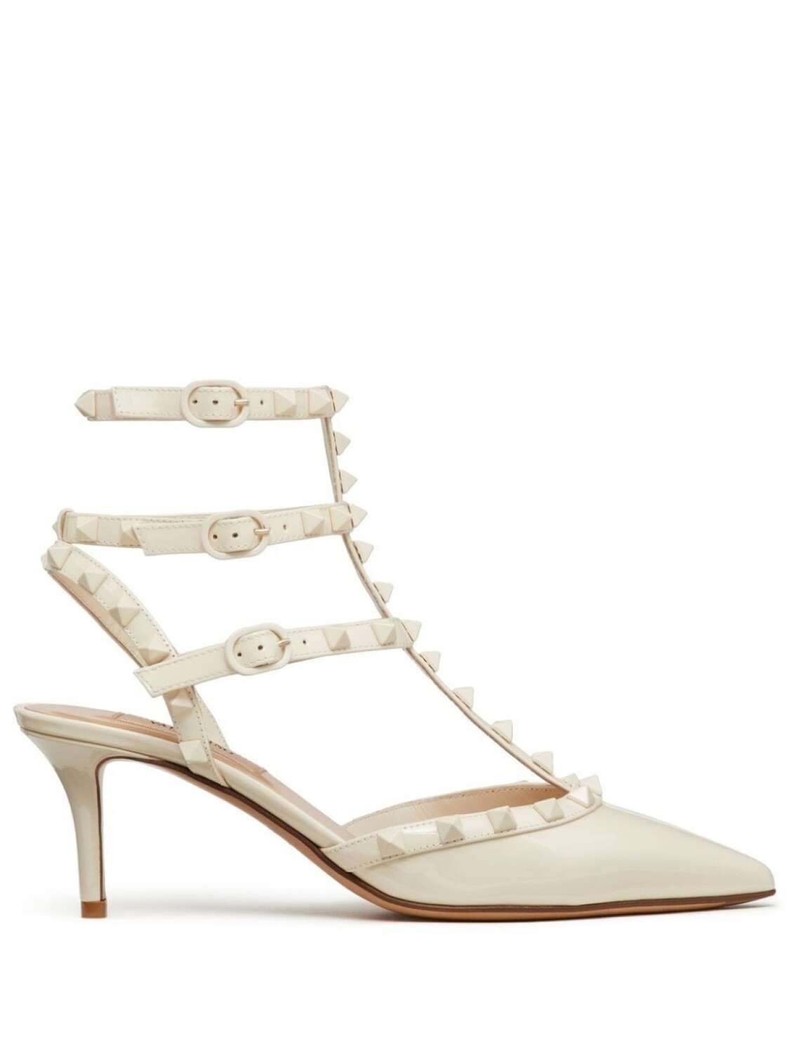 

Valentino Garavani лакированные туфли Rockstud 65, белый
