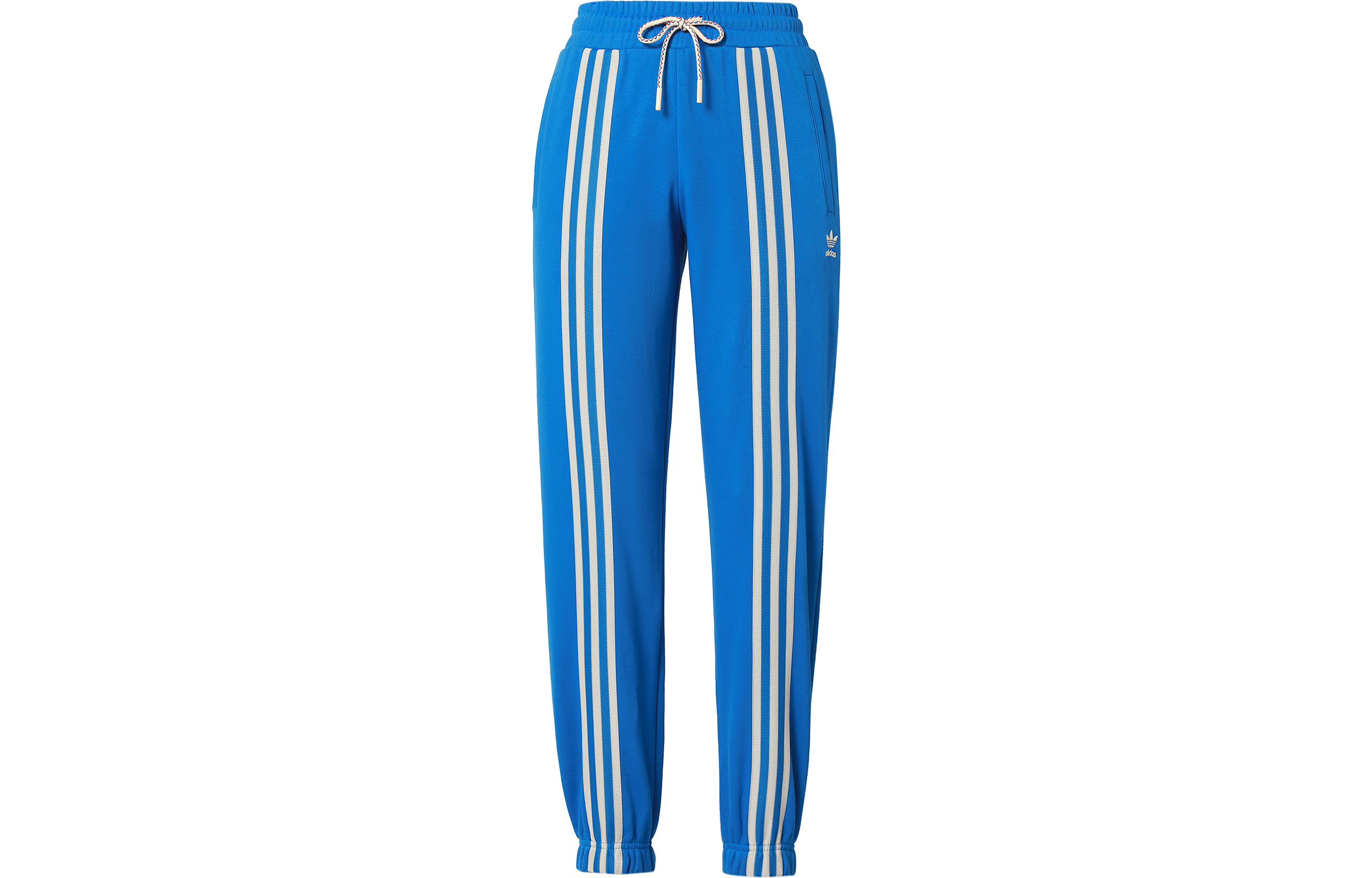 

Adidas Originals Женские трикотажные спортивные штаны, цвет Blue