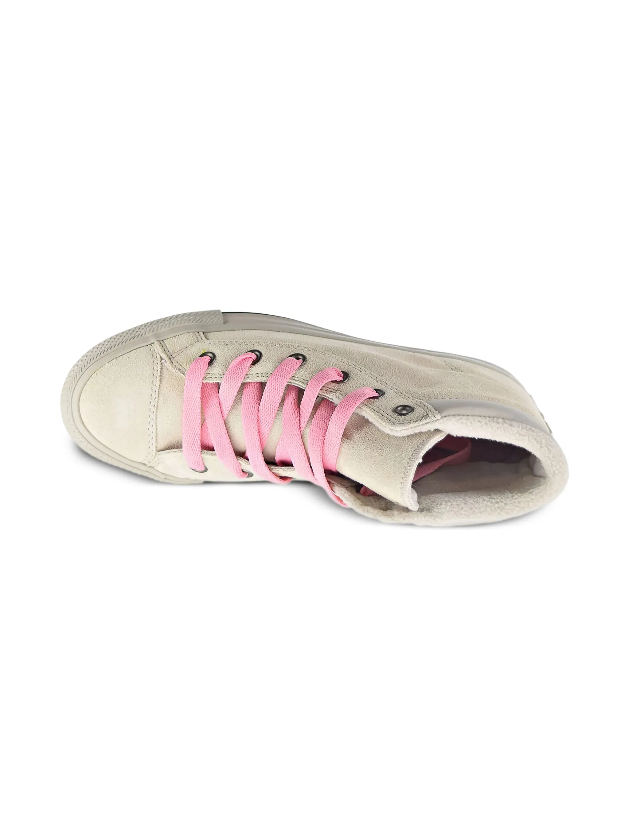 Кеды All Star PC Boot Hi Natural Ivory/Pink Converse Kids, бежевый — фото 2