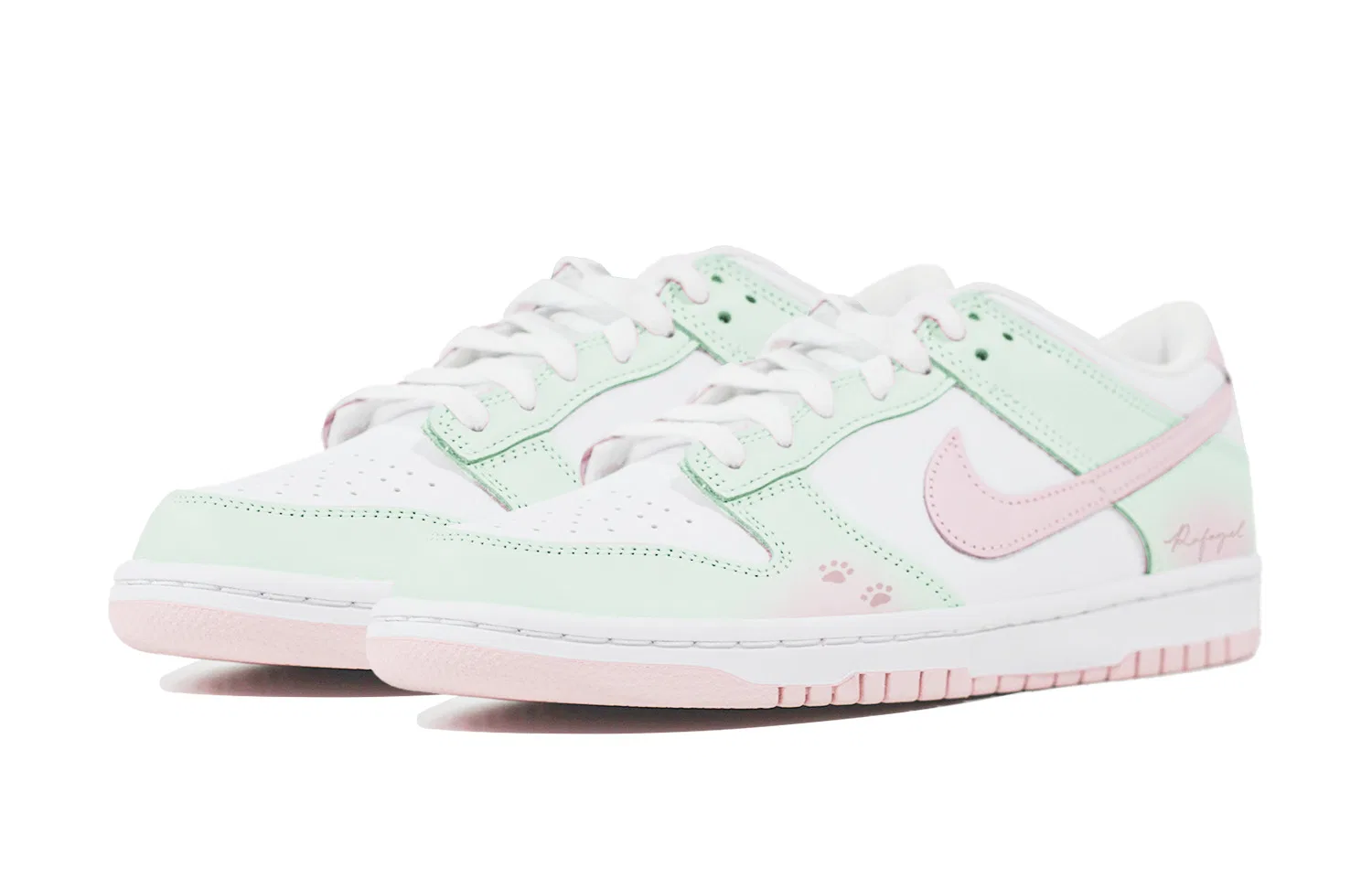 Кроссовки Dunk Low top Skateboard Shoes Fruit Green для подростков Nike — фото 4