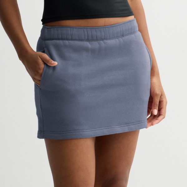 

Юношеская флисовая юбка-трапеция So, синий