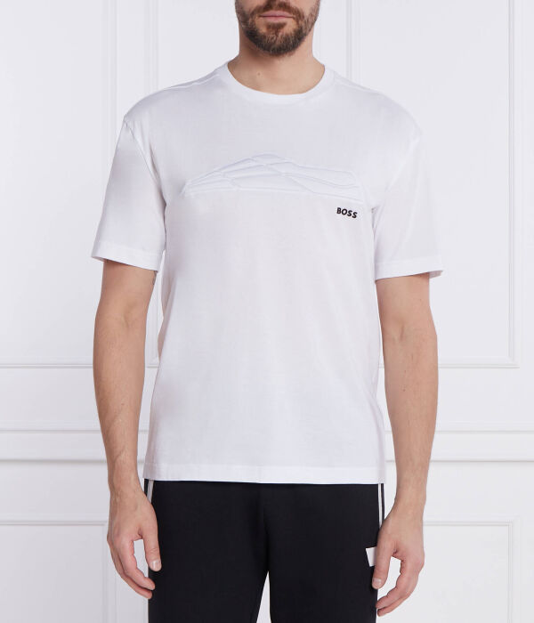 

Футболка титановая Regular fit Boss Green, белый