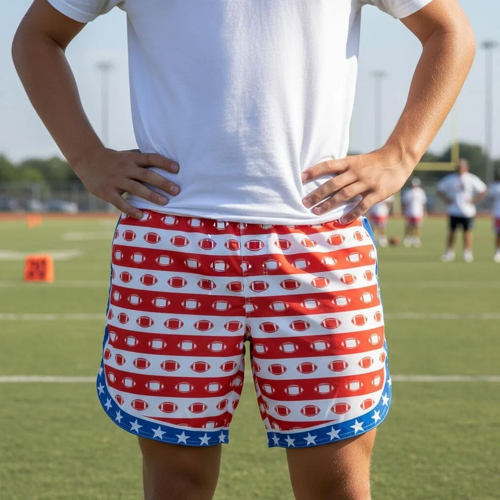 Шорты футбольные Stars & Stripes, ChalkTalkSPORTS — фото 2