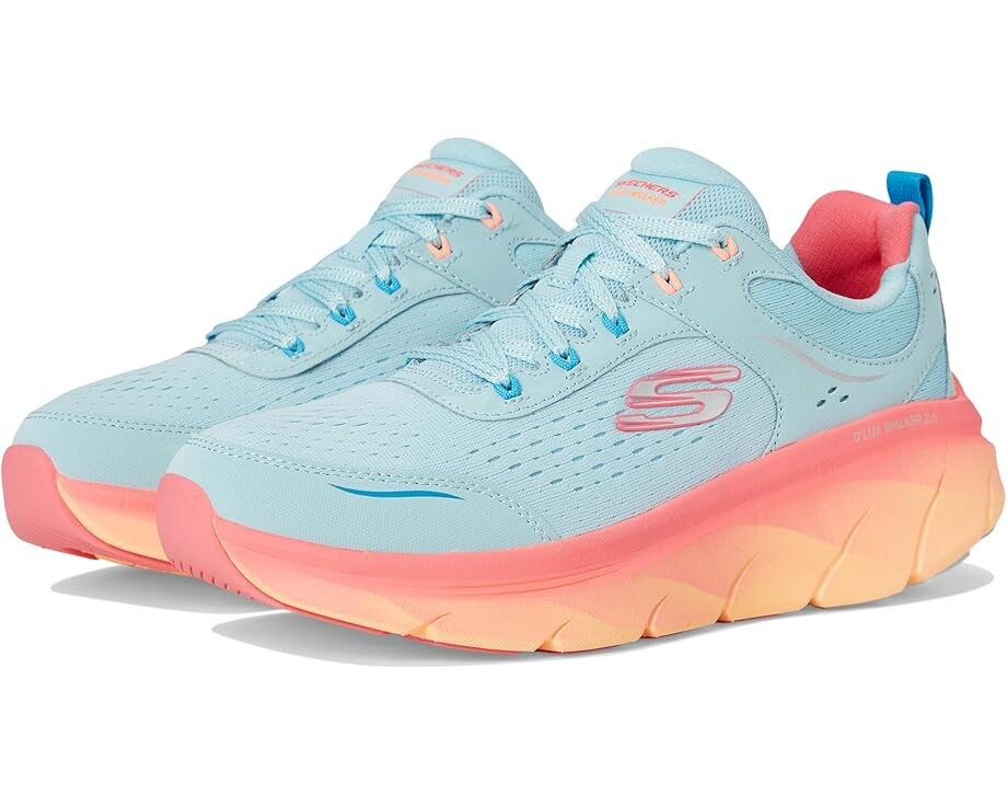 

Кроссовки SKECHERS D'Lux Walker 2.0 Neon Sites, цвет Aqua Multi