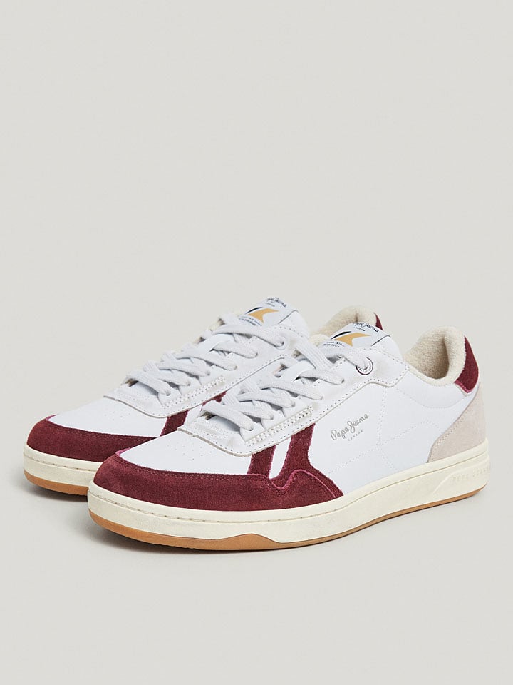 

Кроссовки на шнуровке Pepe Jeans FOOTWEAR, цвет weiß/rot