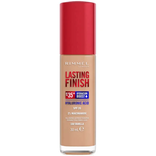 

Тональный крем lasting finish 35 часов Rimmel, 30 мл., цвет 160 vanilla