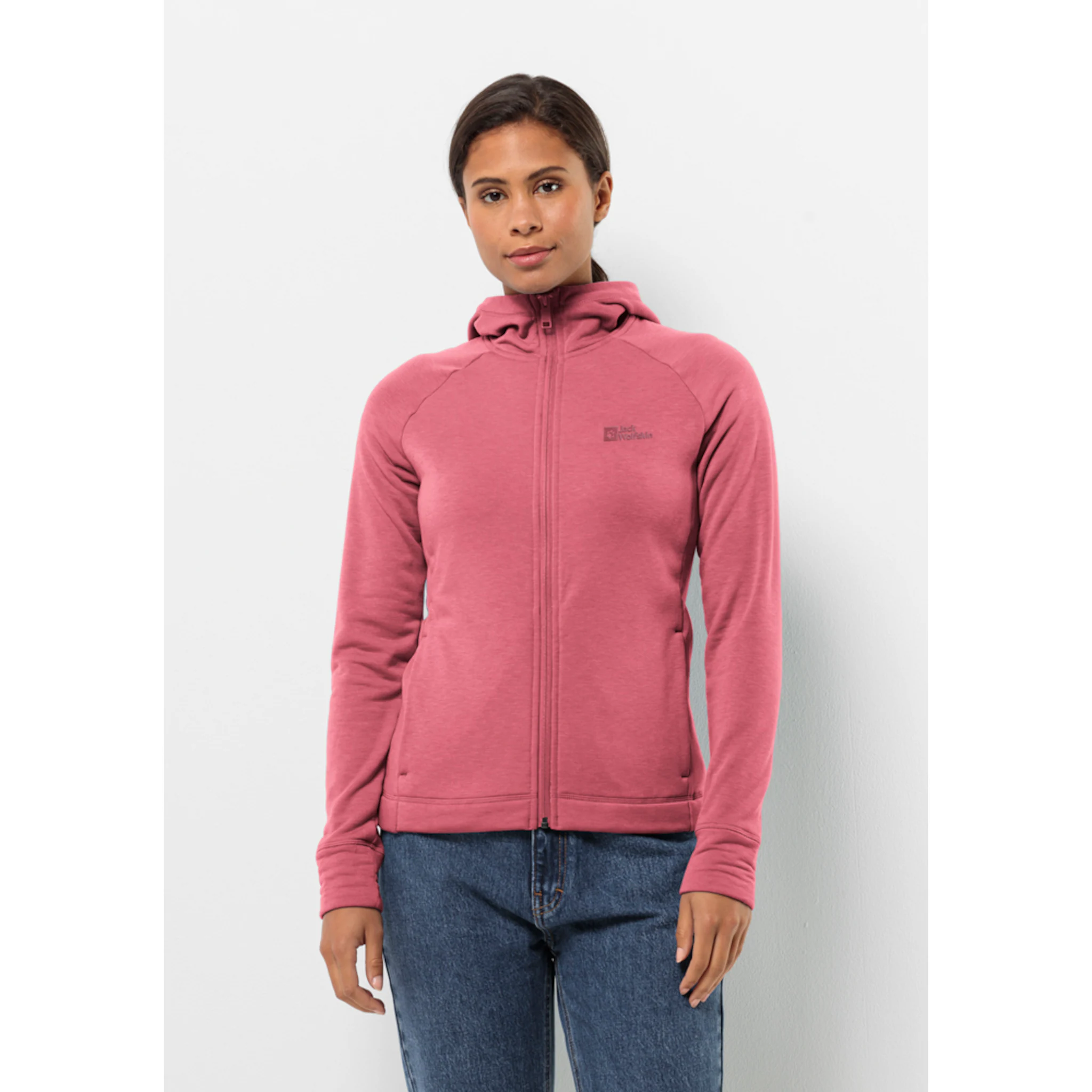 

Флисовая куртка Jack Wolfskin "WALDSEE HOODED JKT W", с капюшоном, розовый