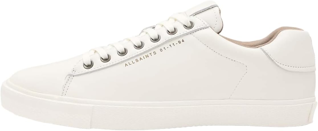 

Мужские низкие кеды Allsaints Brody из кожи, белый