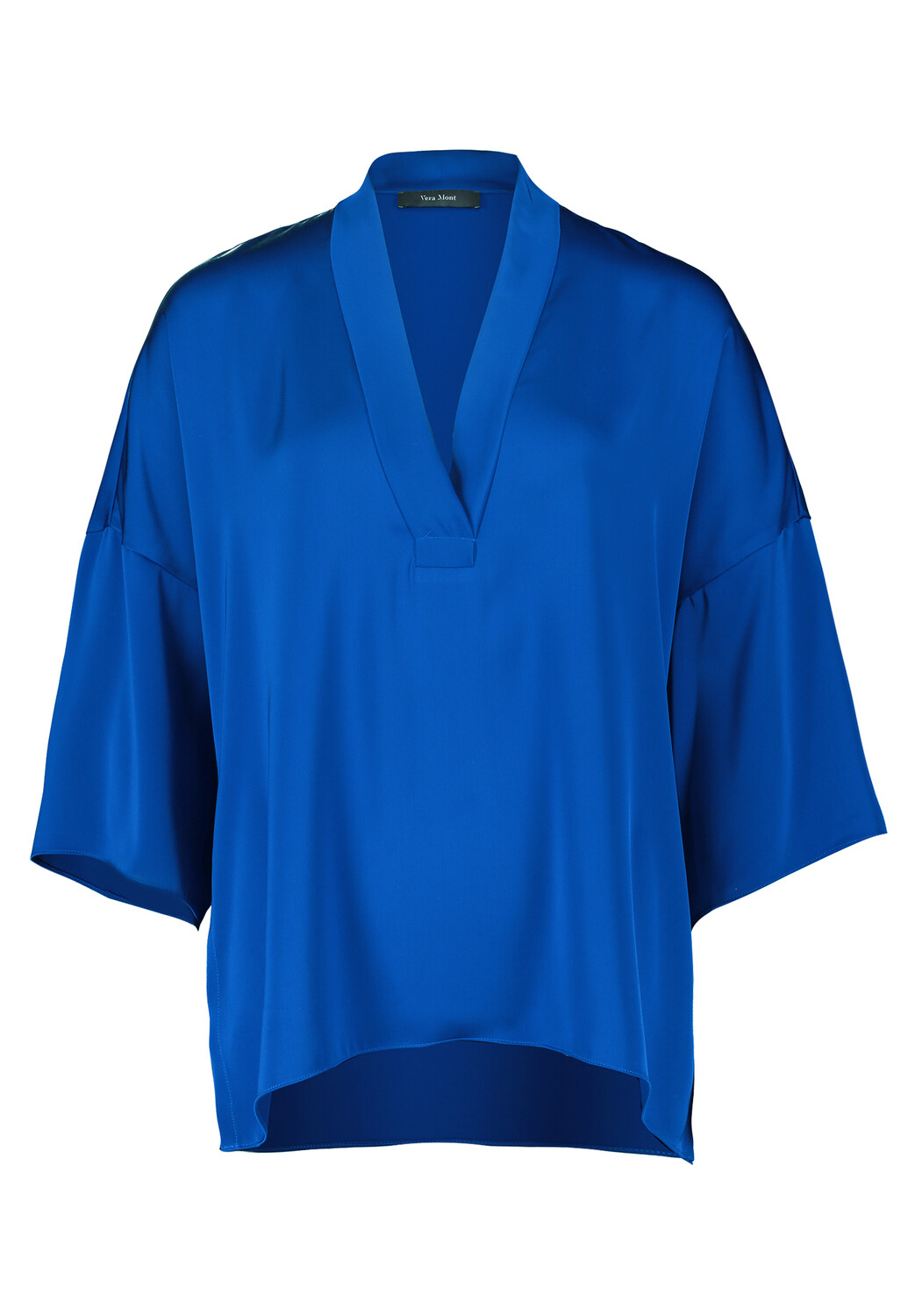 

Блуза Vera Mont nshirt mit Seitenschlitzen, цвет Bright Lapis