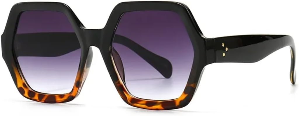 

Солнцезащитные очки с защитой UV400 | Большой размер, панк-стиль, градиентная расцветка | для женщин и мужчин, для занятий спортом на открытом воздухе и вождения DSVIGF, C6